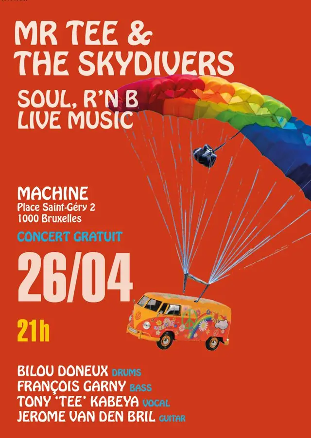 Mr Tee & The Skydivers : Live